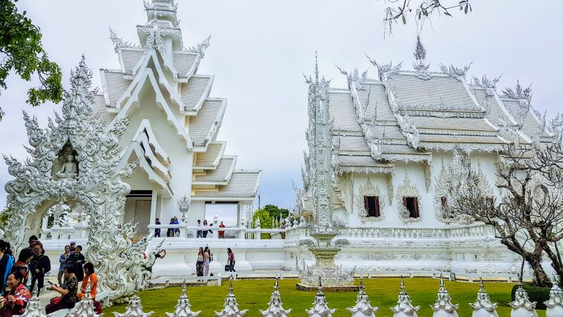 White Temple Chiang Rai - Side View