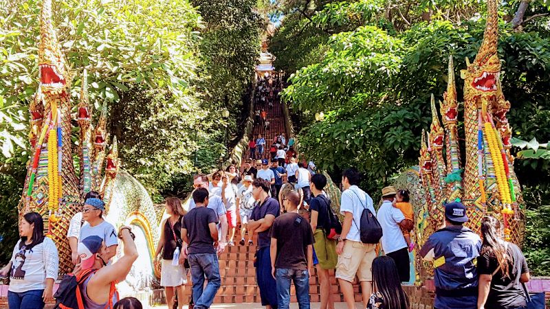 Doi Suthep Temple - Steps