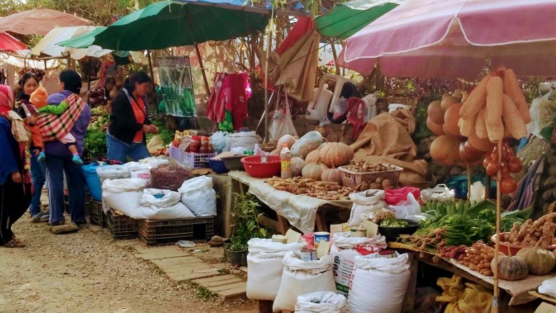 Mae Salong Chiang Rai- Market