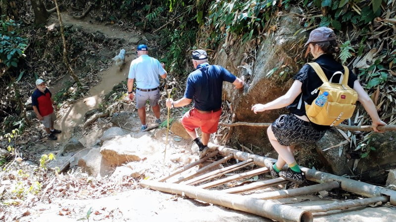 Descent from Huay Kaew Waterfall