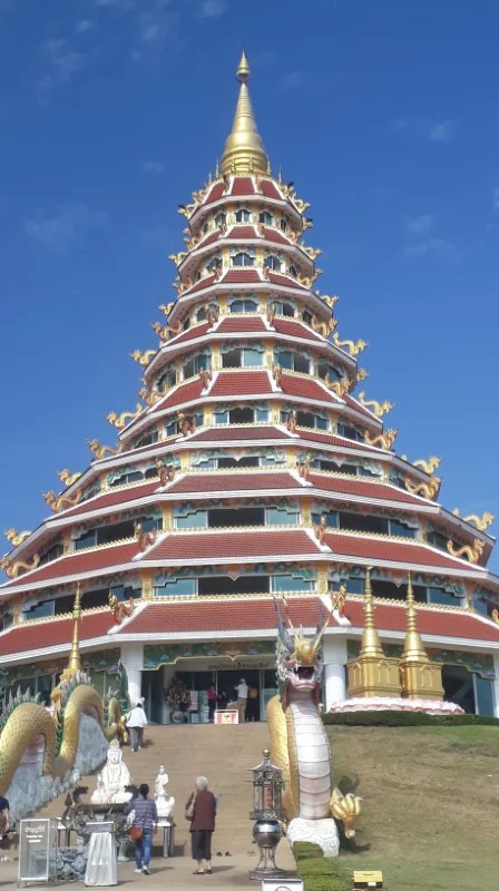 Pagoda at Wat Huay Pla Kang, Chiang Rai