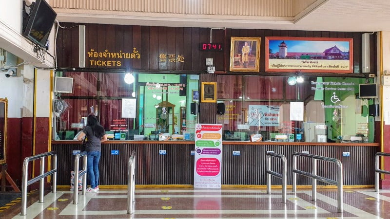 Ticket Office at Chiang Mai Train Station