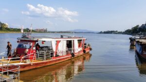 Mekong river cruise boat