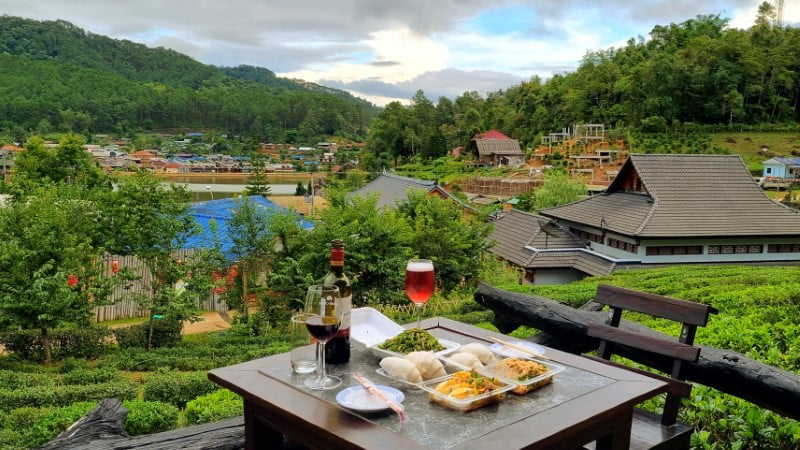 Dinner with a view at Ban Rak Thai
