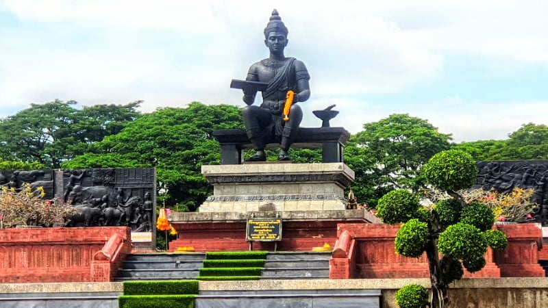 King Ramkhamhaeng Monument at Sukhothai Historical Park
