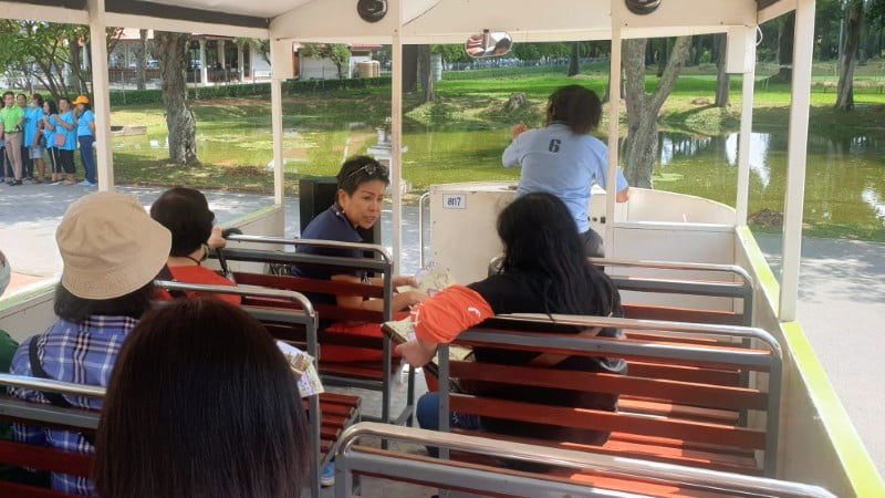 Tram at Sukhothai Historical Park