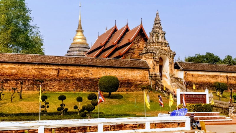Exterior of Wat Phra That Lampang Luang Temple