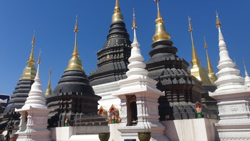 The 12 zodiac pagodas of Wat Ban Den
