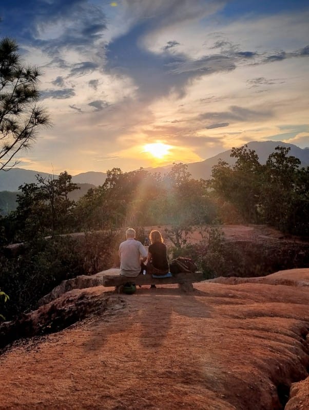 Pai Canyon at sunset